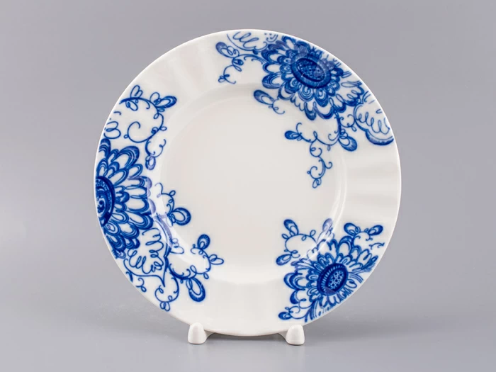 Тарелка мелкая 180 форма Шатровая рисунок Гарден, арт.80.99808.00.1, 