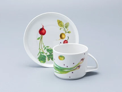 Чашка с блюдцем форма Баланс рисунок Мамина дача, арт. 81.34399.00.1 Чашка с блюдцем форма Баланс рисунок Мамина дача, арт. 81.34399.00.1