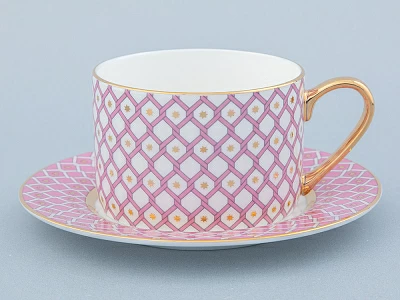 Сервиз чайный 10 предметов на 4 персоны Идиллия, рисунок Астра арт 81.32371.00.1