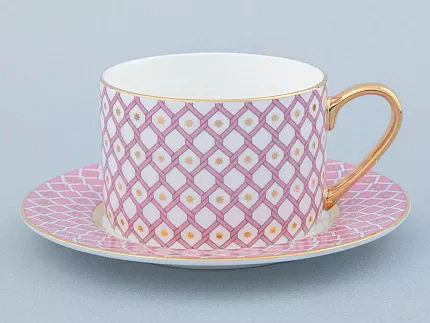 Сервиз чайный 10 предметов на 4 персоны Идиллия, рисунок Астра арт 81.32371.00.1