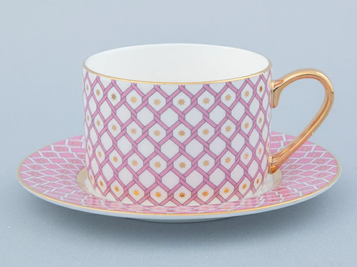 Сервиз чайный 10 предметов на 4 персоны Идиллия, рисунок Астра арт 81.32371.00.1, 