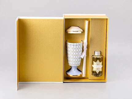 Подарочный Набор Аромадиффузор рисунок Азур 1аромат Пряная карамель, арт. 81.30993.00.1