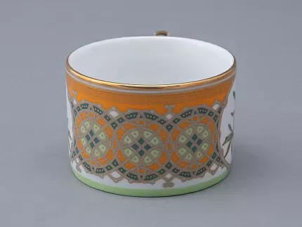 Чашка с блюдцем 250 мл в подарочной упаковке форма Соло рисунок Облепиха сибирская, арт. 81.33948.00.1