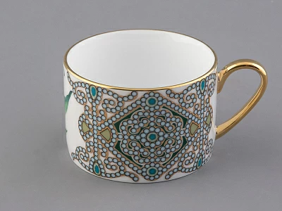 Чашка с блюдцем 250 мл в подарочной упаковке форма Соло, рисунок, Ландыш майский, арт. 81.32654.00.1