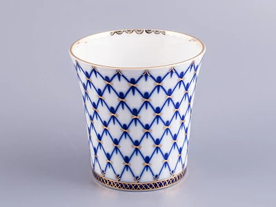 Бокал с блюдцем Ленинградский Кобальтовая сетка 360 мл арт. 81.13955.00.1