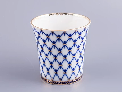 Бокал с блюдцем Ленинградский Кобальтовая сетка 360 мл арт. 81.13955.00.1