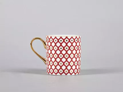 Чашка с блюдцем кофейная форма Идиллия рисунок Скарлетт 1 арт. 81.30731.00.1