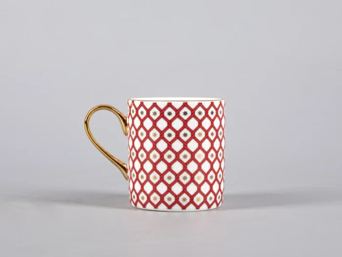 Чашка с блюдцем кофейная форма Идиллия рисунок Скарлетт 1 арт. 81.30731.00.1, 