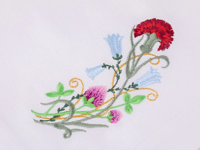 Набор салфеток 45х45 сервировочных с вышивкой Сад Алисы арт 41.00308.01, 