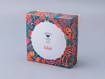 Чашка с блюдцем чайная в подарочной упаковке, форма Идиллия, рисунок Единорог, арт. 81.34423.00.1