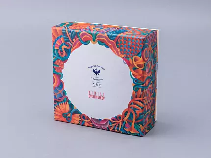 Чашка с блюдцем чайная в подарочной упаковке, форма Идиллия, рисунок Единорог, арт. 81.34423.00.1