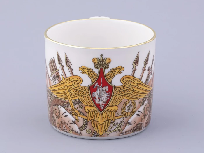 Чашка с блюдцем в подарочной упаковке, форма Охотничий, рисунок Триумф Золотой орел, арт. 81.32469.00.1, 