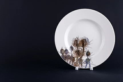 Тарелка Цветущие колючки на форме Плоская арт 60.13553.00.1