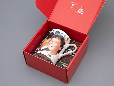 Бокал в подарочной упаковке, форма Идиллия, рисунок Карнавальная ночь, арт 81.33250.00.1