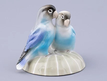 Скульптура форма Неразлучники, рисунок Лазурные, арт. 82.47416.00.1 Скульптура форма Неразлучники, рисунок Лазурные, арт. 82.47416.00.1