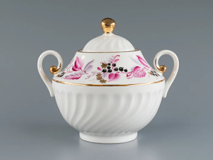 Сахарница форма Витая, рисунок Лесная ягода, арт 80.00595.00.1, 