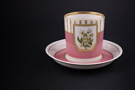 Сервиз чайный Травы на 4 персоны, 14 предметов форма Гербовая, арт 61.21011.00.1