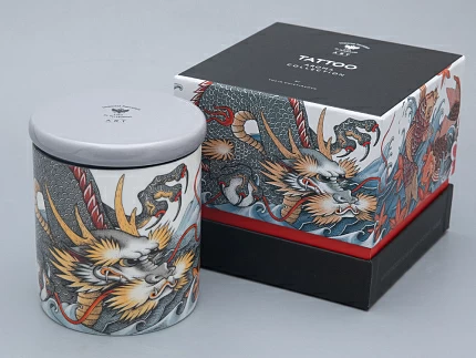 Подарочный набор Свеча рисунок TATTOO Dragon аромат Аква арт. 81.31628.00.1 Подарочный набор Свеча рисунок TATTOO Dragon аромат Аква арт. 81.31628.00.1
