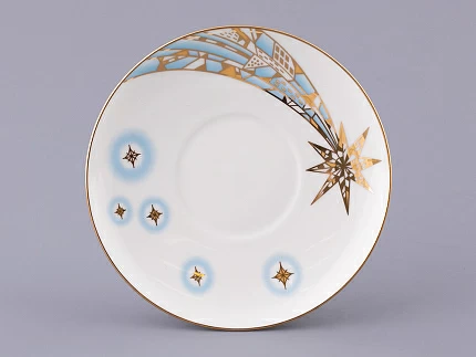 Чашка с блюдцем кофейная форма Ландыш рисунок Мечтай, арт. 81.32908.00.1 Чашка с блюдцем кофейная форма Ландыш рисунок Мечтай, арт. 81.32908.00.1