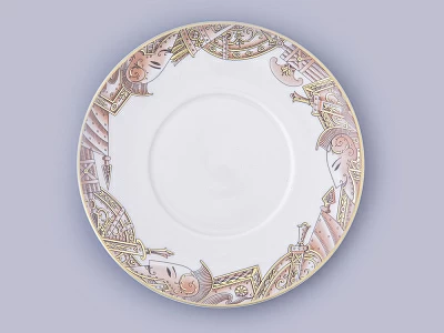 Чашка с блюдцем в подарочной упаковке, форма Охотничий, рисунок Триумф Золотой орел, арт. 81.32469.00.1 Чашка с блюдцем в подарочной упаковке, форма Охотничий, рисунок Триумф Золотой орел, арт. 81.32469.00.1