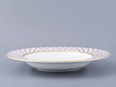 Тарелка глубокая 225 мм форма Европейская-2 рисунок Сетка-Блюз 2 арт. 80.85413.00.5