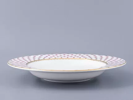 Тарелка глубокая 225 мм форма Европейская-2 рисунок Сетка-Блюз 2 арт. 80.85413.00.5