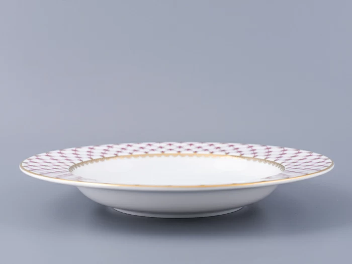 Тарелка глубокая 225 мм форма Европейская-2 рисунок Сетка-Блюз 2 арт. 80.85413.00.5, 