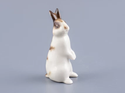 Скульптура Кролик пуша серый арт. 82.69038.00.1,  Скульптура Кролик пуша серый арт. 82.69038.00.1,