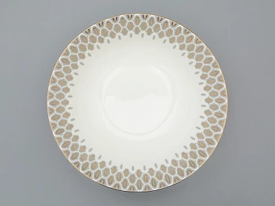 Салатник 240 мм форма, рисунок Саламандра Грей, арт 80.04752.00.1