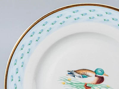 Сервиз чайный форма Кострома рисунок Уткина заводь, 6 персон 20 предметов, арт. 81.25448.00.1