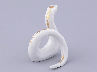 Скульптура Танцующая змея, рисунок Аурум, арт 82.48033.00.1