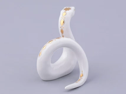 Скульптура Танцующая змея, рисунок Аурум, арт 82.48033.00.1, 