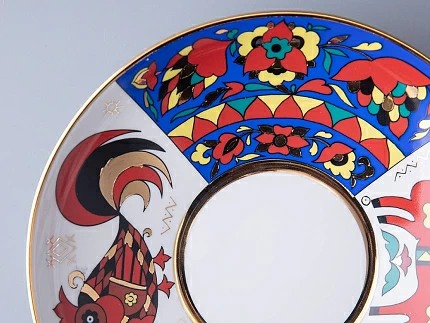 Сухарница форма Утро рисунок Народные узоры арт. 80.60813.00.1 Сухарница форма Утро рисунок Народные узоры арт. 80.60813.00.1