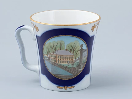 Бокал с блюдцем форма Ленинградский рисунок Летний сад Петра I арт. 81.31479.00.1