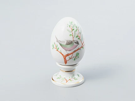 Яйцо пасхальное на подставке 82 мм форма Нева рисунок Пеночка арт. 80.65671.00.1 Яйцо пасхальное на подставке 82 мм форма Нева рисунок Пеночка арт. 80.65671.00.1
