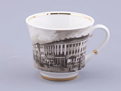 Чашка с блюдцем чайная, форма Банкетная, рисунок Великолепный Невский Дворцовая Площадь, арт. 81.32685.00.1 Чашка с блюдцем чайная, форма Банкетная, рисунок Великолепный Невский Дворцовая Площадь, арт. 81.32685.00.1