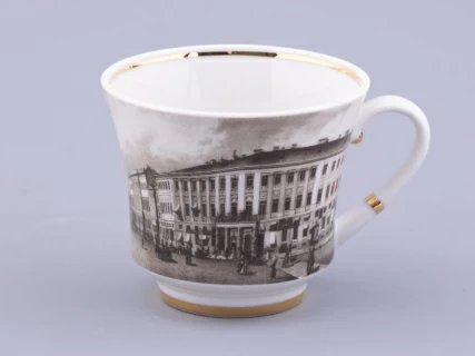 Чашка с блюдцем чайная, форма Банкетная, рисунок Великолепный Невский Дворцовая Площадь, арт. 81.32685.00.1, 