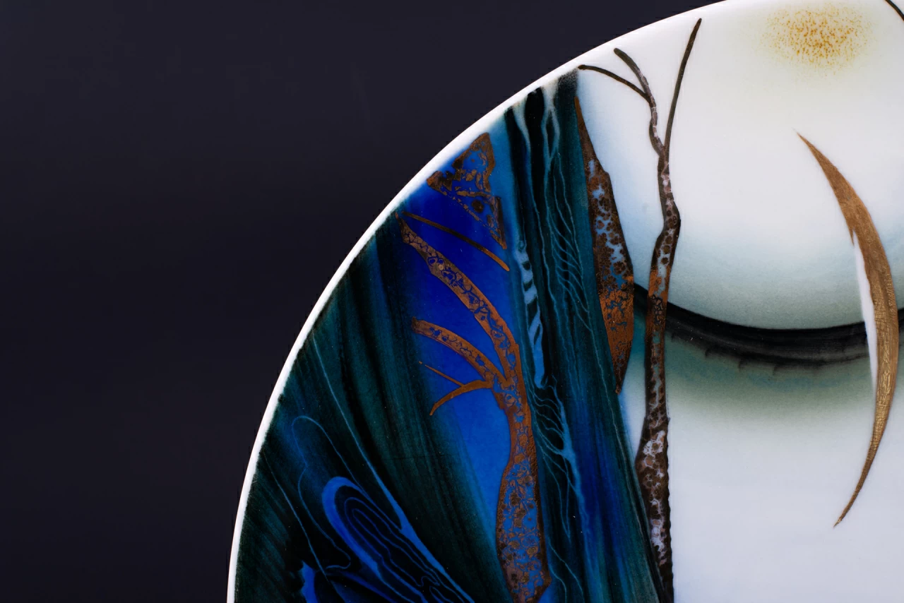 Декоративная тарелка Зимняя Сказка на форме Круглая, арт 60.07540.00.1, 