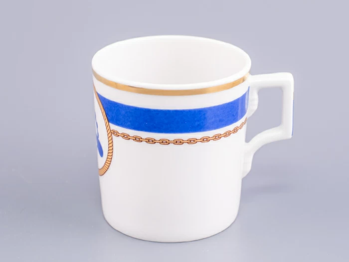 Чашка с блюдцем чайная 220 мл форма Гербовая рисунок Кают-компания № 2 арт. 81.24031.00.1, 