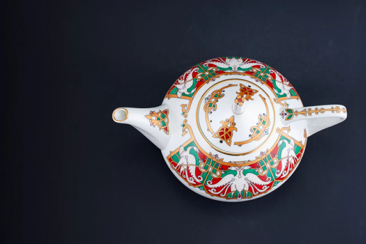 Чайный сервиз Сказочные птицы на форме Купольная, арт 61.20826.00.5, 