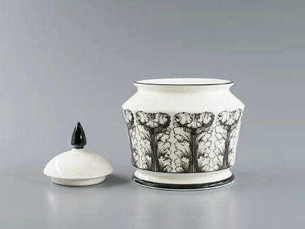 Подарочный набор сахарница форма Юлия рисунок Сысоев. Волшебный сад арт. 81.30908.00.1