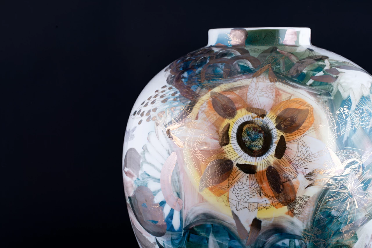 Ваза Ранняя весна на форме Круглая, арт. 60.15406.00.1, 