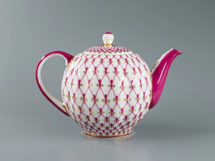 Чайник заварочный форма Тюльпан рисунок Сетка-Блюз 2 арт. 80.86209.00.1, 