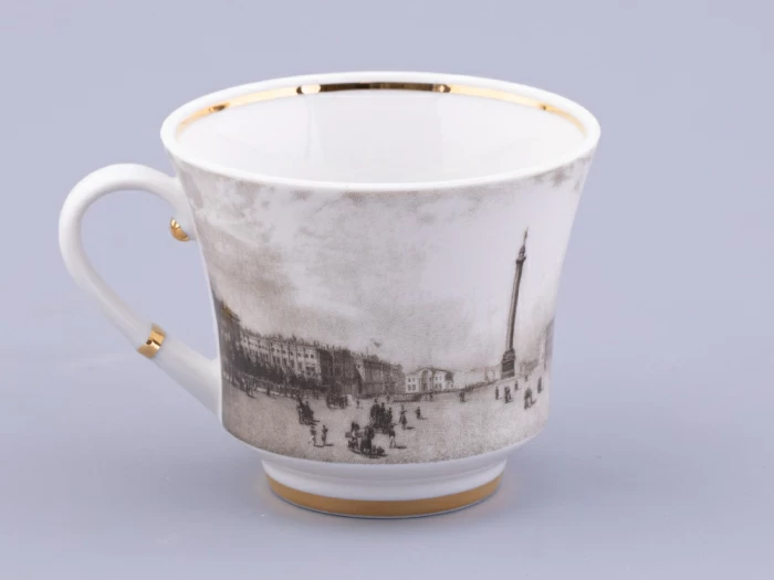 Чашка с блюдцем чайная, форма Банкетная, рисунок Великолепный Невский Дворцовая Площадь, арт. 81.32685.00.1, 