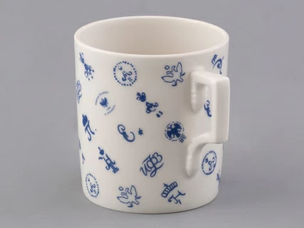 Подарочный набор Чашка с блюдцем чайная, форма Гербовая, рисунок Лого 1, арт 81.32931.00.1, 