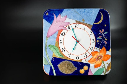 Часы Ночная тишина, на форме Квадрат, арт 60.12385.00.5
