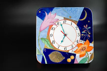 Часы Ночная тишина, на форме Квадрат, арт 60.12385.00.5