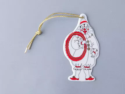 Елочная игрушка Гранд цирк в подарочной упаковке, рисунок Клоун арт 81.34386.00.1