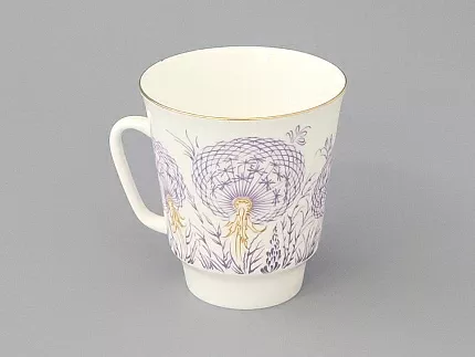 Чашка с блюдцем кофейная 165 мл форма Майская рисунок Одуванчики арт. 81.10783.00.1