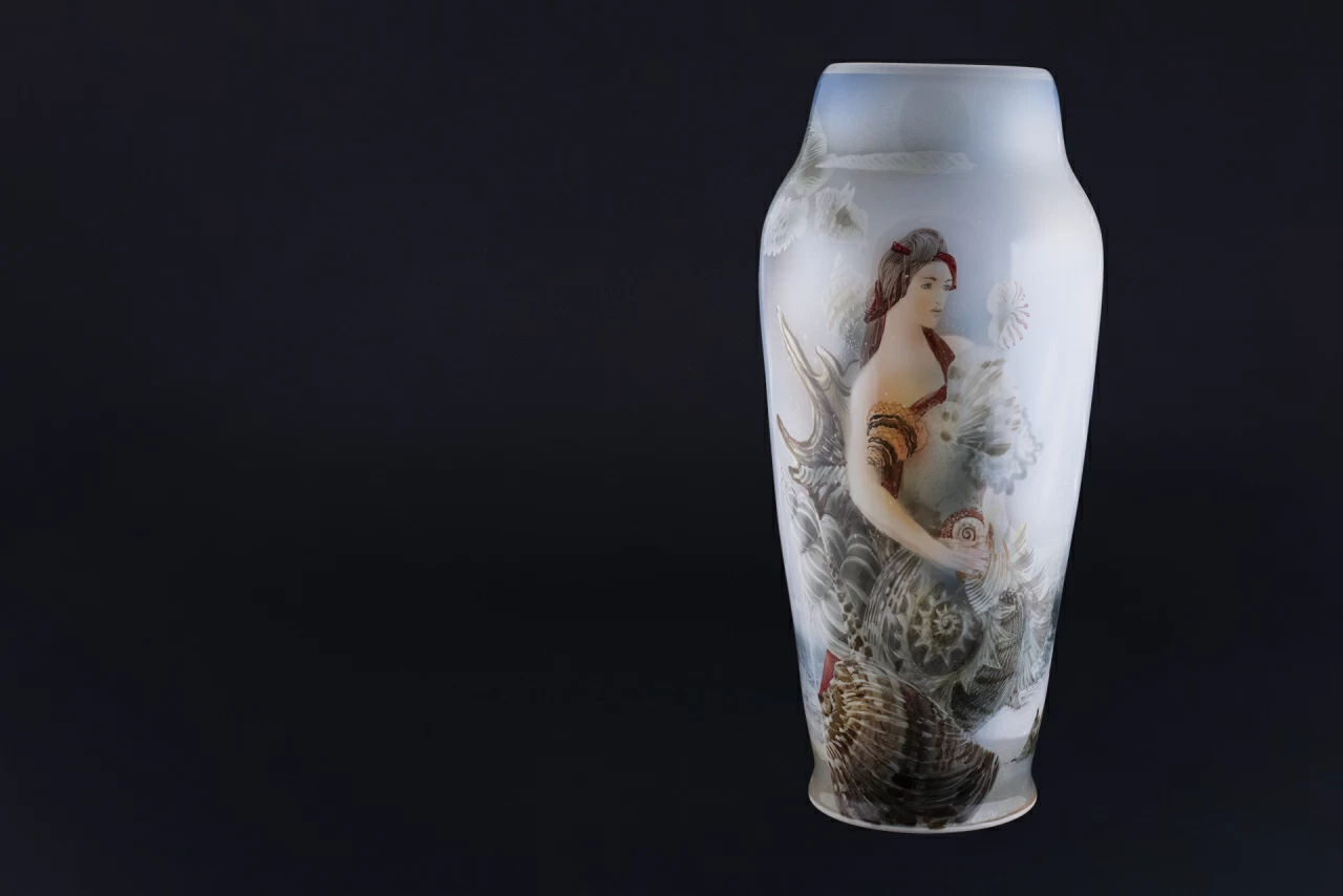 Ваза У самого синего моря на форме Музейная, арт. 60.08880.00.1, 